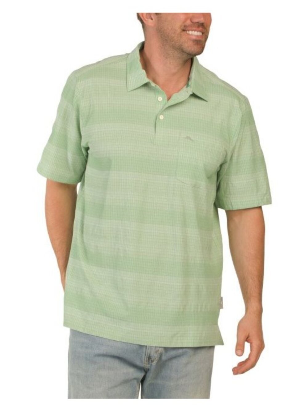 Tommy Bahama Mens Green Short Sleeve Polo Shirt Bahama Coast Sz 2XLB Big NEW